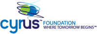 A blue and black logo for the foundation where to go.