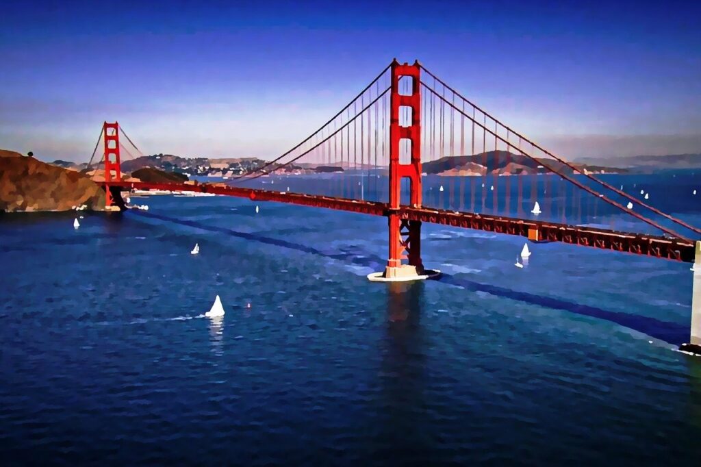 Picture of the Golden gate bridge